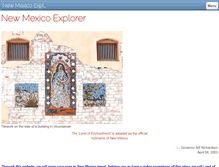 Tablet Screenshot of newmexicoexplorer.com